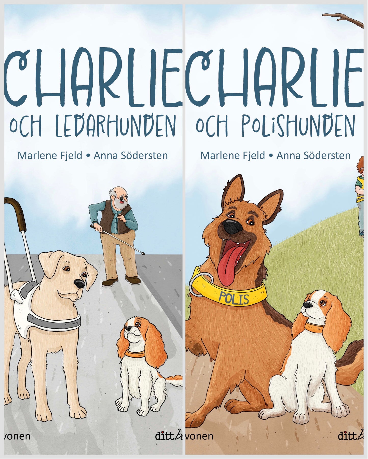 Bokomslag bokserien om Charlie