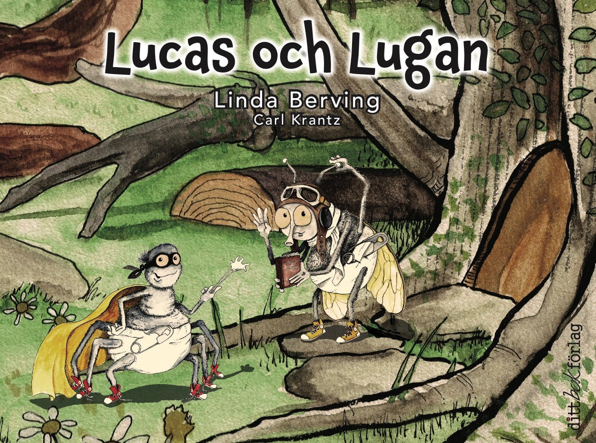 Bokomslag bilderbok Lucas och Lugan