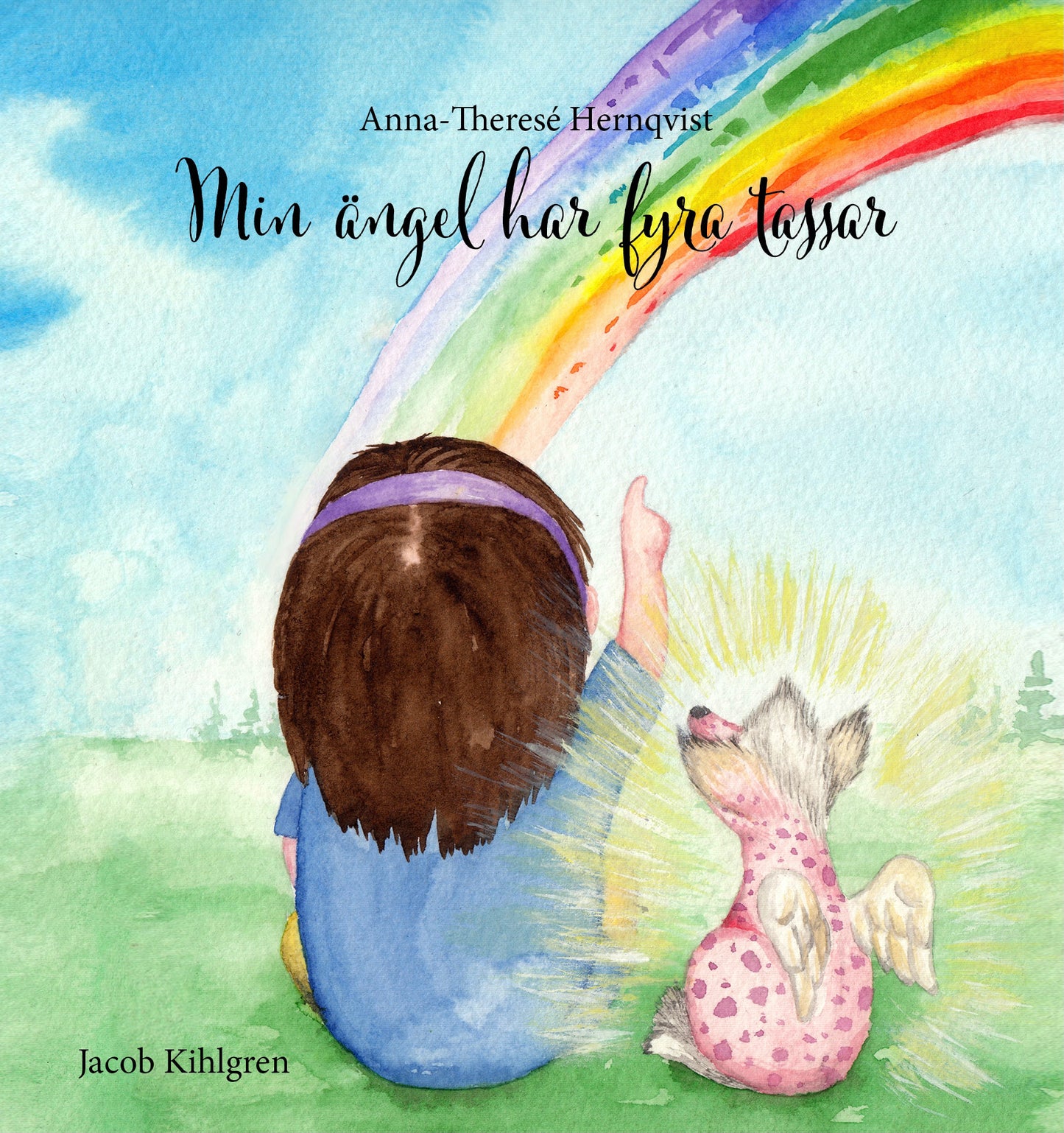 Bokomslag bilderbok Min angel har fyra tassar