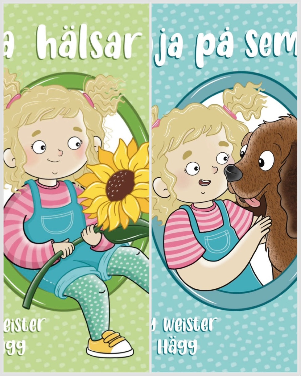 Maja hälsar på