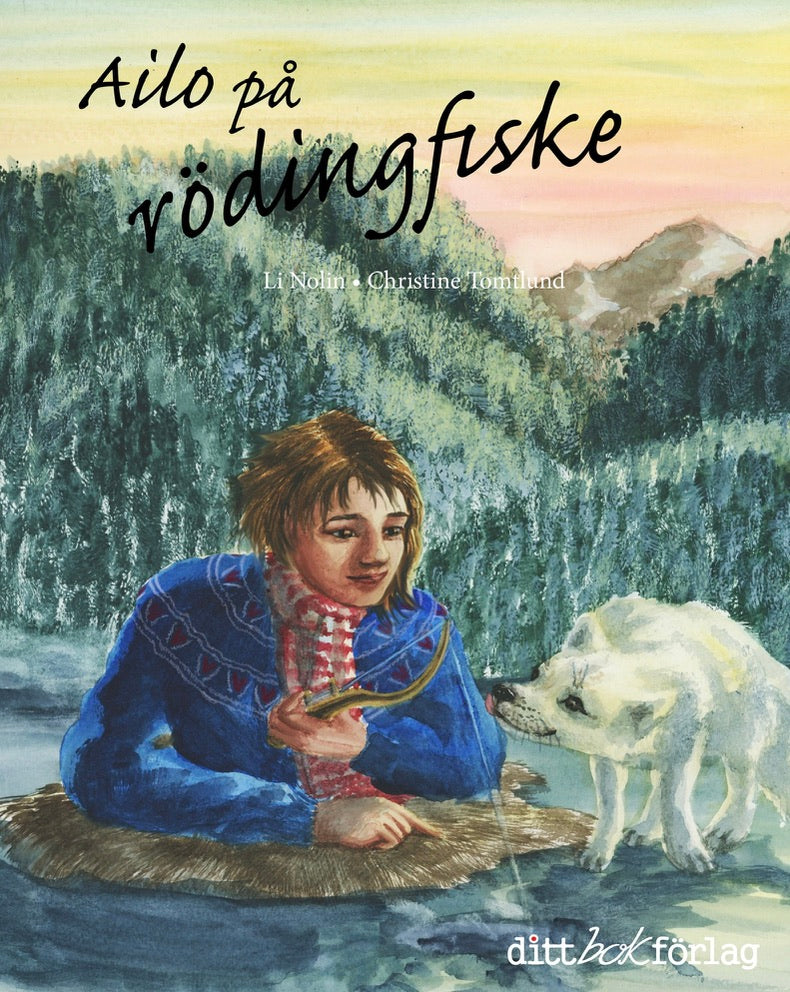 Bok omslag Ailo på rödingfiske