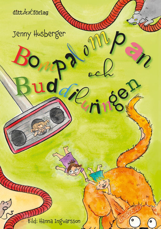 Bokomslag bilderbok Bompalompan och Buddiluringen