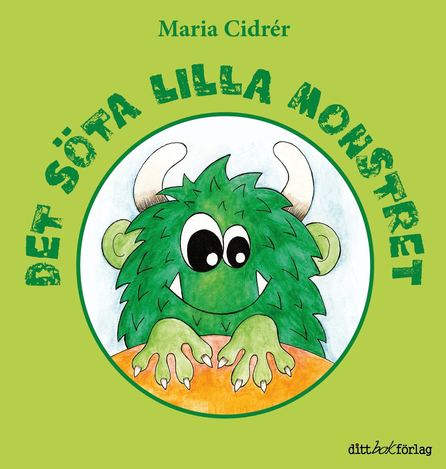Bokomslag bilderbok Det söta lilla monstret