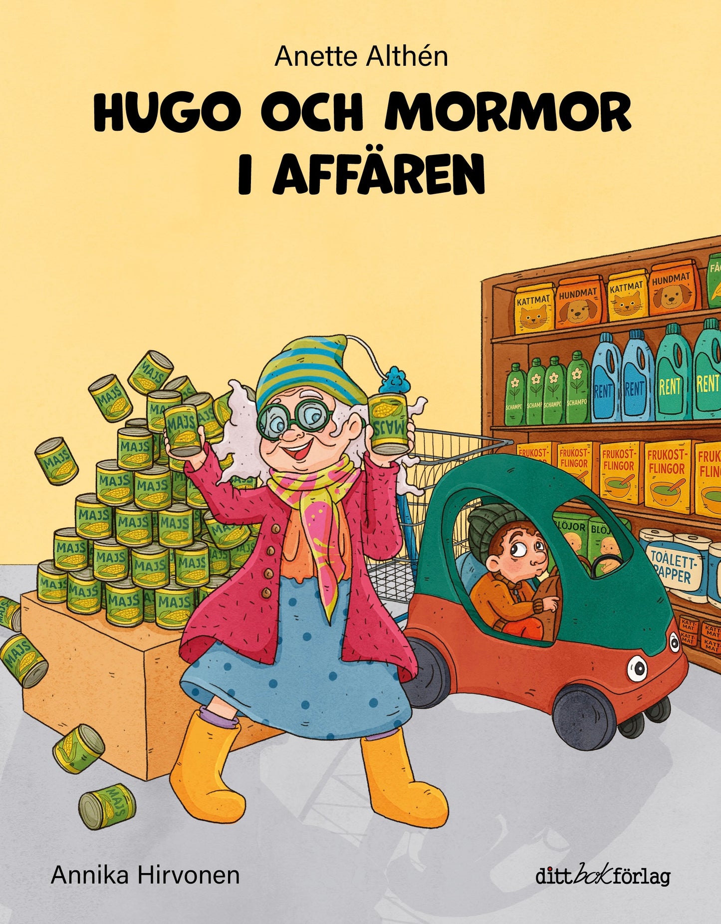 Omslag Hugo och mormor i affären