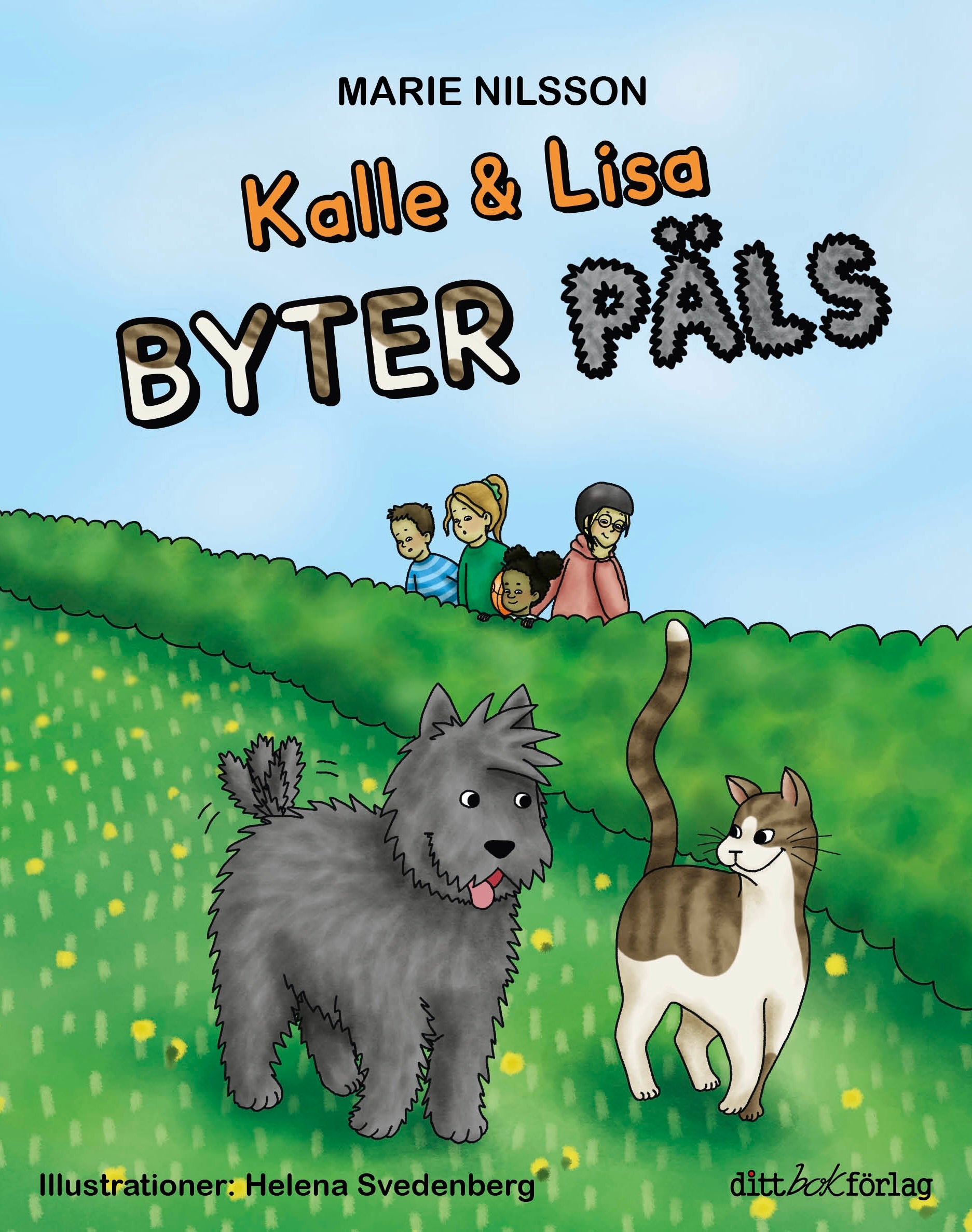 Bokomslag Kalle och Lisa byter päls Marie Nilsson