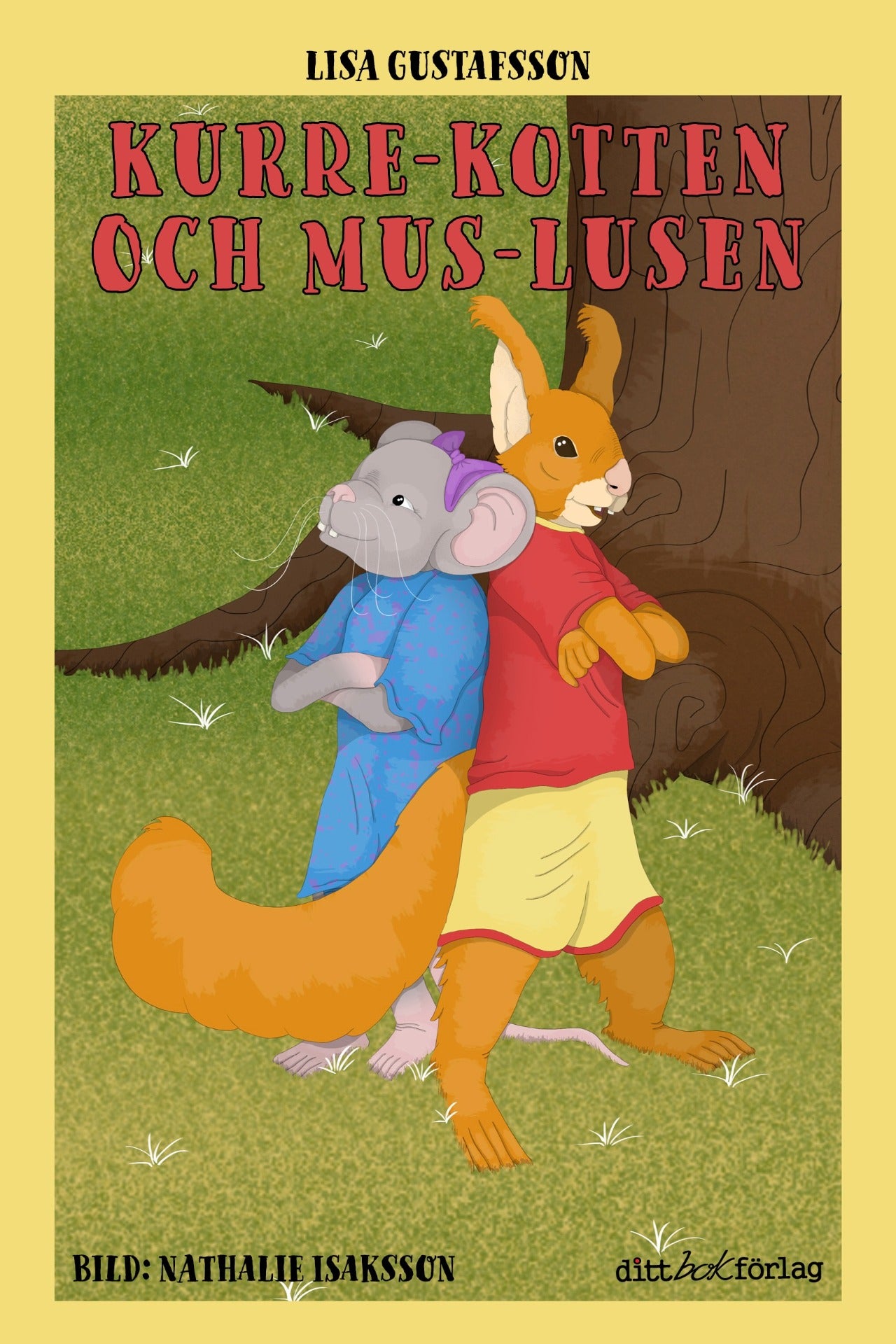 Bokomslag bilderbok Kurre-Kotten och Mus-Lusen
