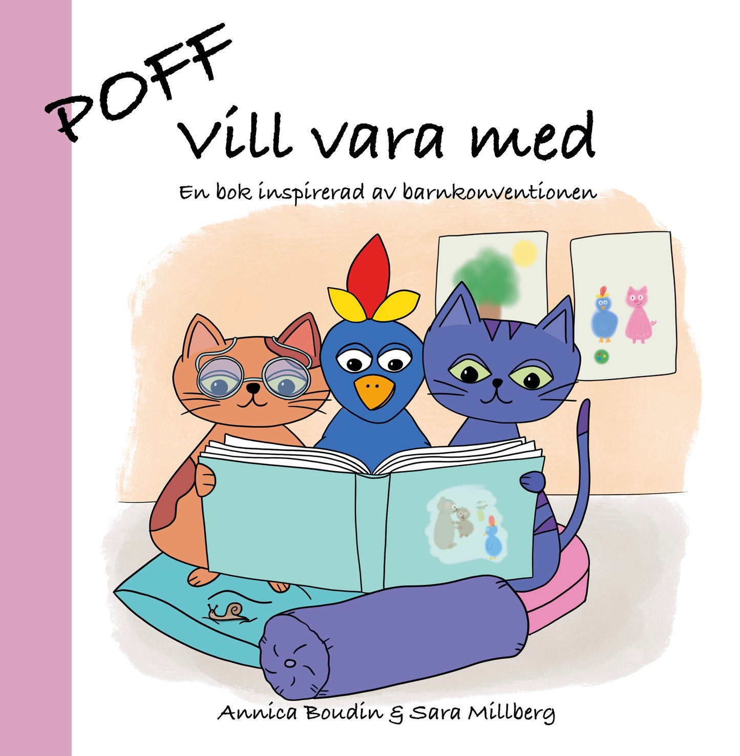 Bokomslag bilderbok Poff vill vara med