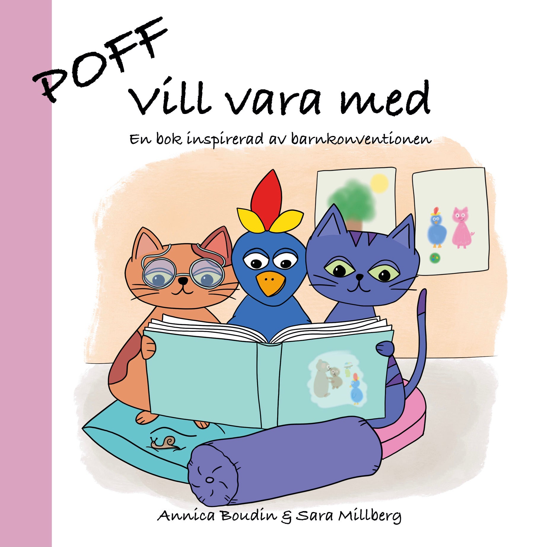 Bokomslag bilderbok Poff vill vara med