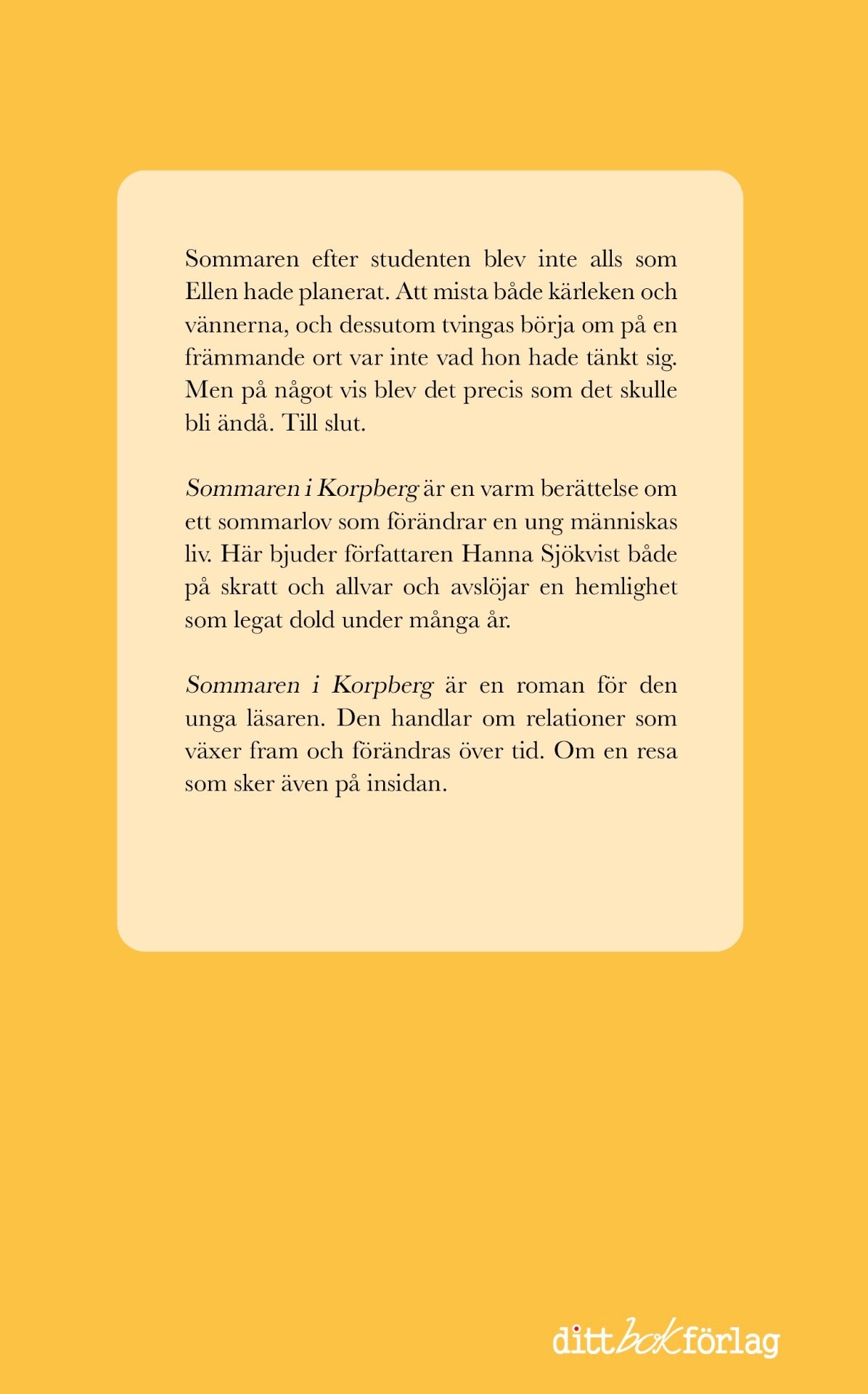 Sommaren i Korpberg