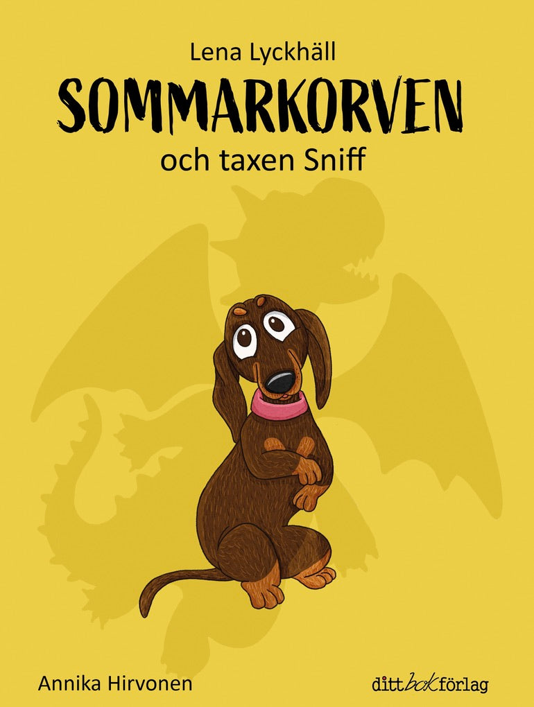 Bokomslag Sommarkorven och taxen Sniff